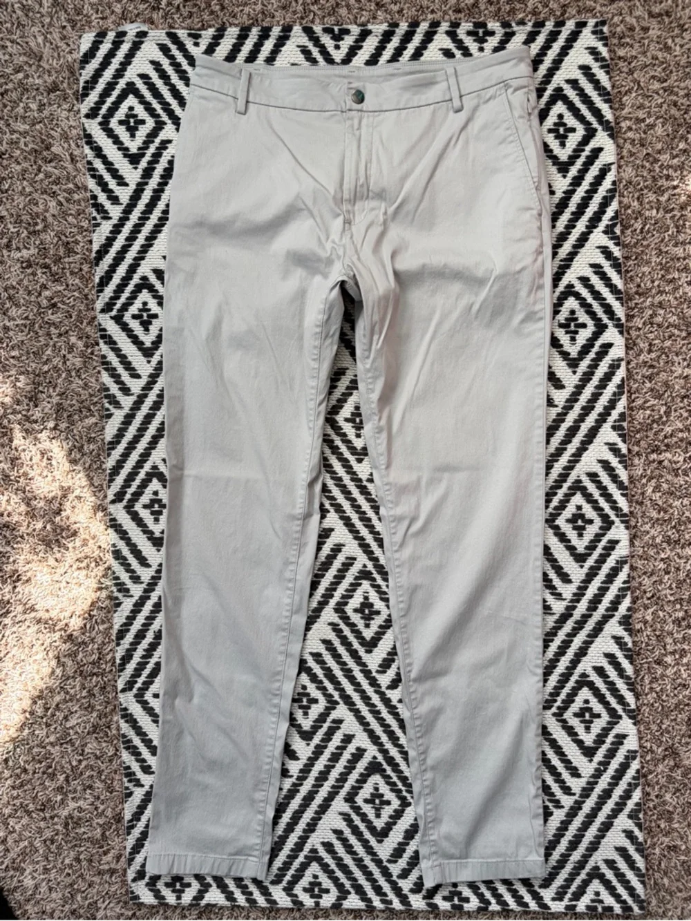 Birddogs Grey & Light Grey Slim Fit Stretch Pants Sz 34x34 (READ) Lot Of 2 Golf - Picture 10 of 16